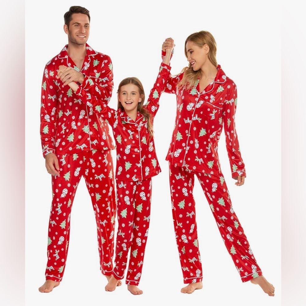 Holiday Cheer Red Kids Pajama Set